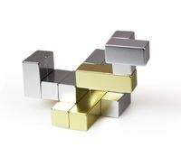 Картинка Головоломка-антистресс Cube, малая, золото ПромоЕсть Сувенирная и корпоративная продукция