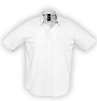 Рубашка мужская с коротким рукавом BRISBANE, белая