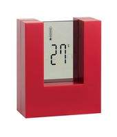 Картинка Настольные часы Nester, красные ПромоЕсть Сувенирная и корпоративная продукция