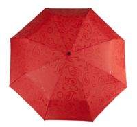 Зонт складной Magic с проявляющимся рисунком, красный