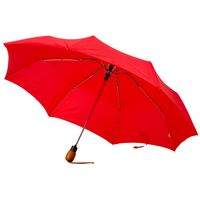 Зонт складной Wood, красный