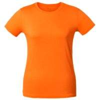 Картинка Футболка женская T-bolka Lady, оранжевая ПромоЕсть Сувенирная и корпоративная продукция
