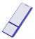 Картинка Флешка Blade, синяя с белым, 8 Гб ПромоЕсть Сувенирная и корпоративная продукция