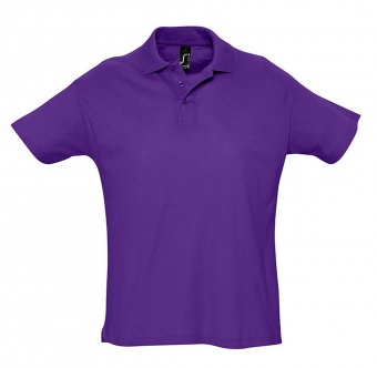 Картинка Рубашка поло мужская SUMMER 170, темно-фиолетовая ПромоЕсть Сувенирная и корпоративная продукция