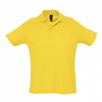 Картинка Рубашка поло мужская SUMMER 170, желтая ПромоЕсть Сувенирная и корпоративная продукция