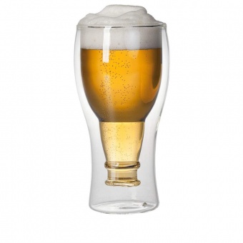 Картинка Стакан с двойными стенками Glass Beer ПромоЕсть Сувенирная и корпоративная продукция