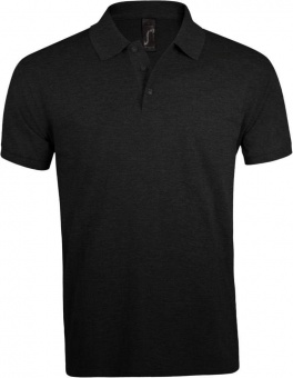 Картинка Рубашка поло мужская PRIME MEN 200 черная ПромоЕсть Сувенирная и корпоративная продукция