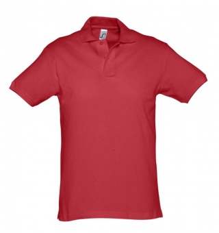 Картинка Рубашка поло мужская SPIRIT 240, красная ПромоЕсть Сувенирная и корпоративная продукция