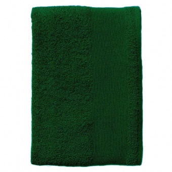 Картинка Полотенце махровое Island Medium, темно-зеленое ПромоЕсть Сувенирная и корпоративная продукция