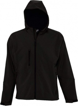 Картинка Куртка мужская с капюшоном Replay Men 340, черная ПромоЕсть Сувенирная и корпоративная продукция
