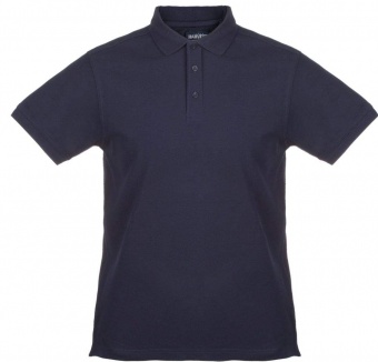 Картинка Рубашка поло мужская MORTON, темно-синяя ПромоЕсть Сувенирная и корпоративная продукция
