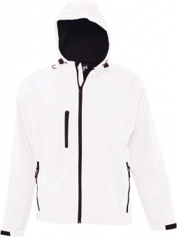 Картинка Куртка мужская с капюшоном Replay Men 340, белая ПромоЕсть Сувенирная и корпоративная продукция
