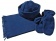 Картинка Комплект Unit Fleecy: шарф, шапка, варежки, синий ПромоЕсть Сувенирная и корпоративная продукция
