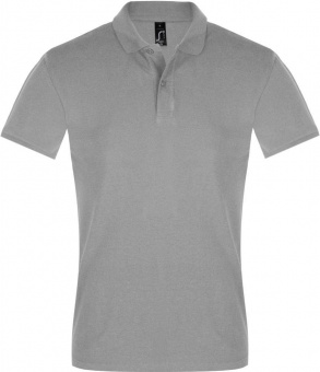 Картинка Рубашка поло мужская PERFECT MEN 180 серый меланж ПромоЕсть Сувенирная и корпоративная продукция