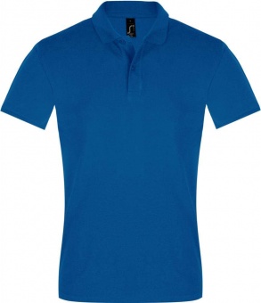 Картинка Рубашка поло мужская PERFECT MEN 180 ярко-синяя ПромоЕсть Сувенирная и корпоративная продукция