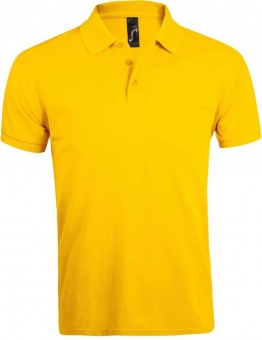 Картинка Рубашка поло мужская PRIME MEN 200 желтая ПромоЕсть Сувенирная и корпоративная продукция