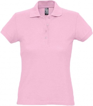 Картинка Рубашка поло женская PASSION 170, розовая ПромоЕсть Сувенирная и корпоративная продукция