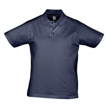 Картинка Рубашка поло мужская Prescott men 170, темно-синяя (кобальт) ПромоЕсть Сувенирная и корпоративная продукция