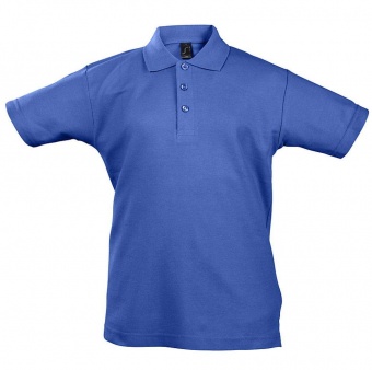 Картинка Рубашка поло детская Summer II Kids 170, ярко-синяя ПромоЕсть Сувенирная и корпоративная продукция
