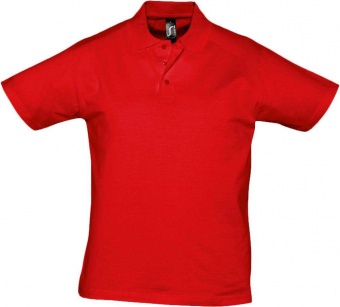 Картинка Рубашка поло мужская Prescott men 170, красная ПромоЕсть Сувенирная и корпоративная продукция