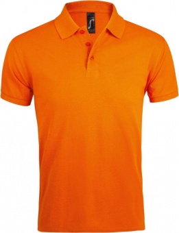 Картинка Рубашка поло мужская PRIME MEN 200 оранжевая ПромоЕсть Сувенирная и корпоративная продукция