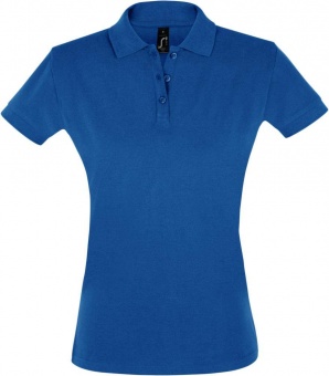 Картинка Рубашка поло женская PERFECT WOMEN 180 ярко-синяя ПромоЕсть Сувенирная и корпоративная продукция