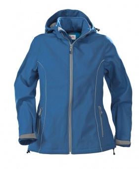 Картинка Куртка софтшелл женская HANG GLIDING, синяя ПромоЕсть Сувенирная и корпоративная продукция
