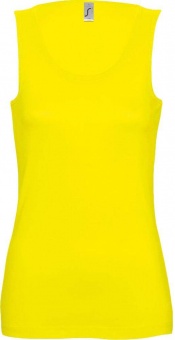 Картинка Майка женская JANE 150, желтая (лимонная) ПромоЕсть Сувенирная и корпоративная продукция