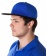 Картинка Бейсболка Unit Heat с прямым козырьком, двухцветная, ярко-синяя с черным ПромоЕсть Сувенирная и корпоративная продукция
