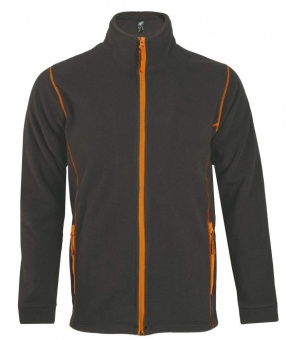 Картинка Куртка мужская NOVA MEN 200, темно-серая с оранжевым ПромоЕсть Сувенирная и корпоративная продукция
