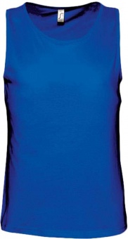 Картинка Майка мужская JUSTIN 150, ярко-синяя ПромоЕсть Сувенирная и корпоративная продукция
