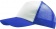 Картинка Бейсболка BULL белая с синим ПромоЕсть Сувенирная и корпоративная продукция
