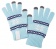 Картинка Сенсорные перчатки Snowflake, голубые ПромоЕсть Сувенирная и корпоративная продукция
