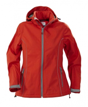 Картинка Куртка софтшелл женская HANG GLIDING, красная ПромоЕсть Сувенирная и корпоративная продукция
