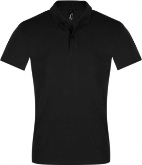 Картинка Рубашка поло мужская PERFECT MEN 180 черная ПромоЕсть Сувенирная и корпоративная продукция